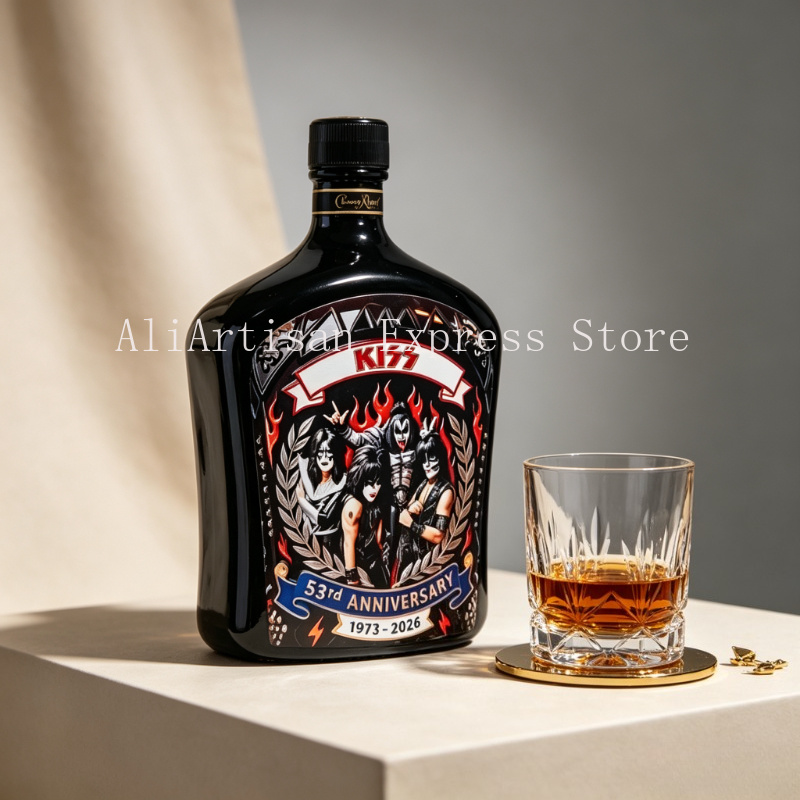 Rock-Musik-inspirierter Whiske – Vintage Collectible Liquor Bottles Bewertung und Preis