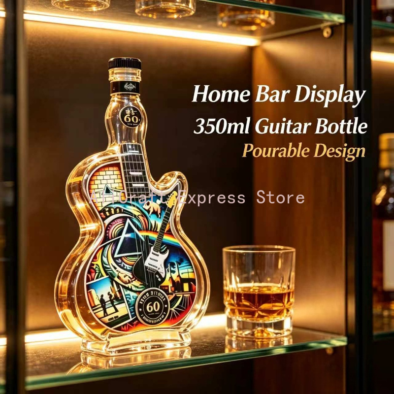 Vintage Rock-Muster Gitarren-G – Vintage Collectible Liquor Bottles Bewertung und Preis