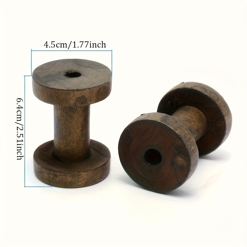 6 Stücke Vintage Holzspulen DI – Typewriter Ribbon Roll Bewertung und Preis