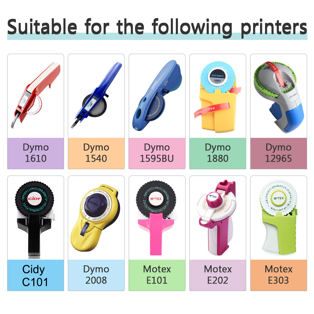 10 Rollen 3d Präge band Nachfü – Typewriter Ribbon Roll Bewertung und Preis